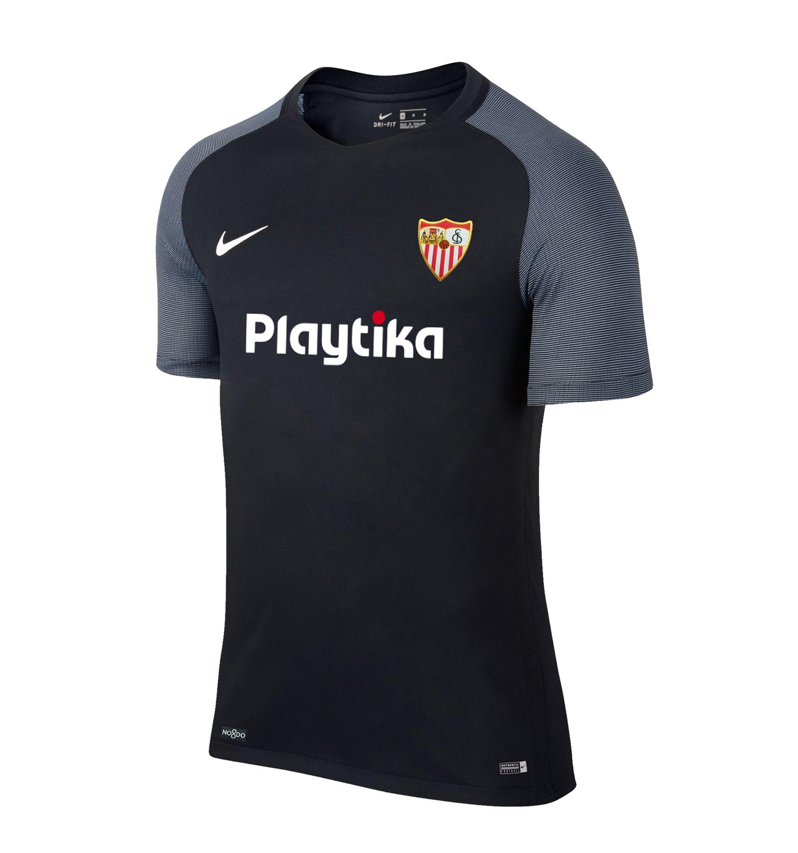 Sevilla Trikot Ausweich 2018-19 Schwarz Fussballtrikots Günstig